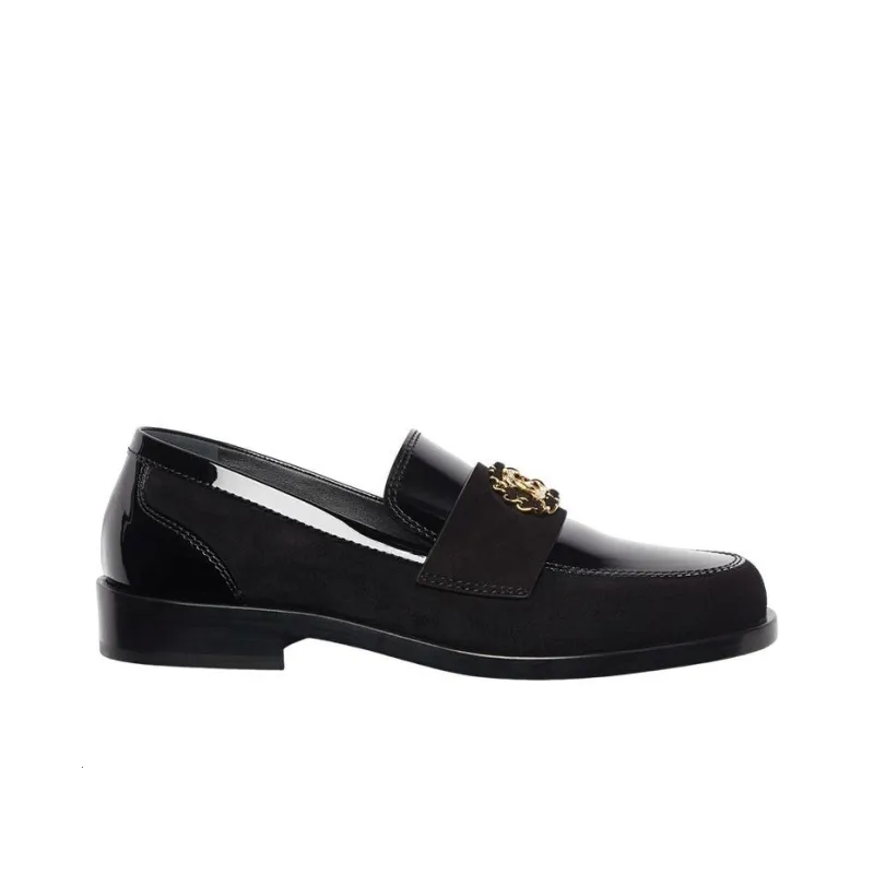 CHANEL Flat Shoes Casual Shoes Women's Black-1