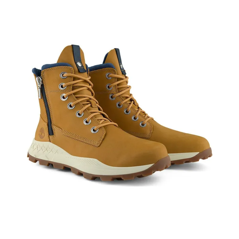 Timberland Brooklyn Side Zip Wide Fit Boot 'Wheat Nubuck'-3