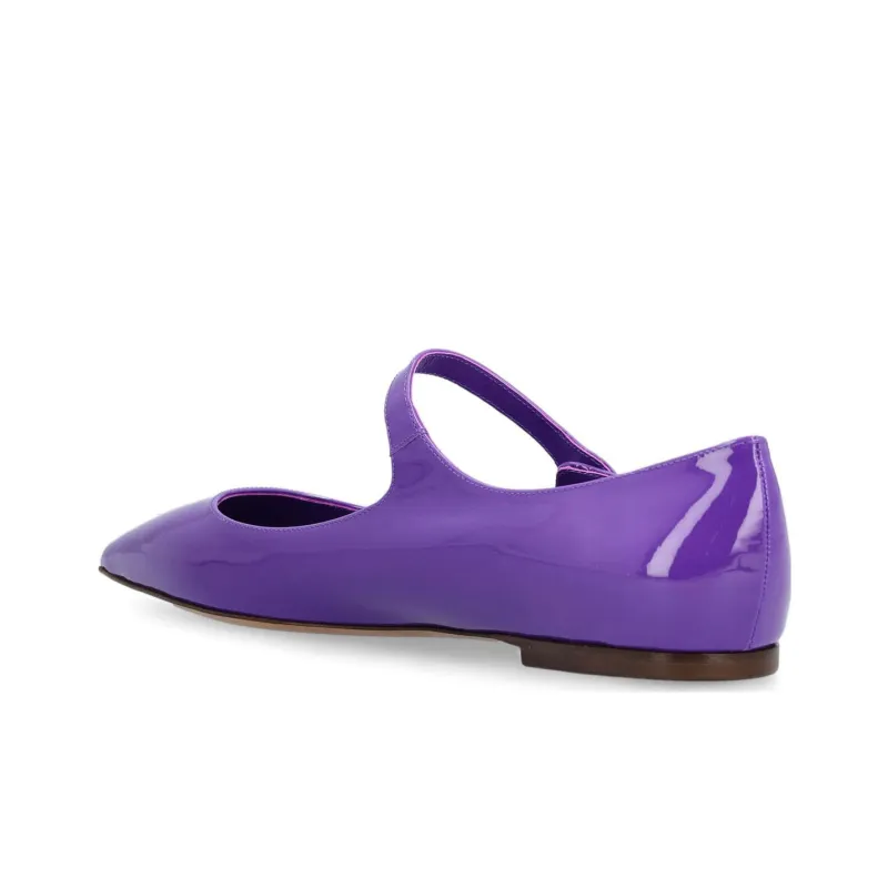 Valentino Flat Shoes Women's Purple-2