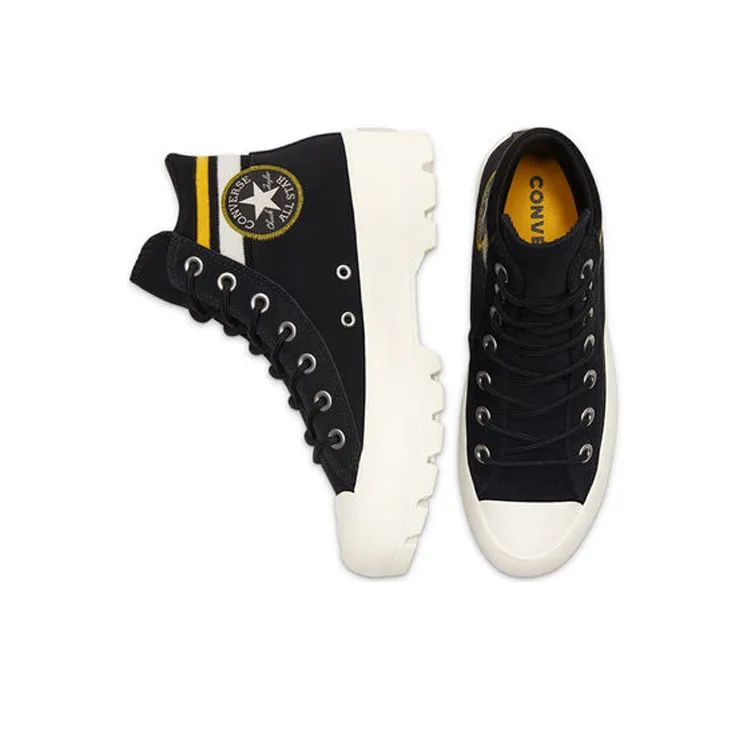 Converse Chuck Taylor All Star Lugged Hi Varsity Black Amarillo Women's-3