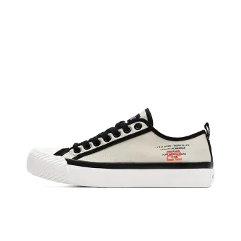 Dickies Canvas Shoes Men Low Top Black/White/Green