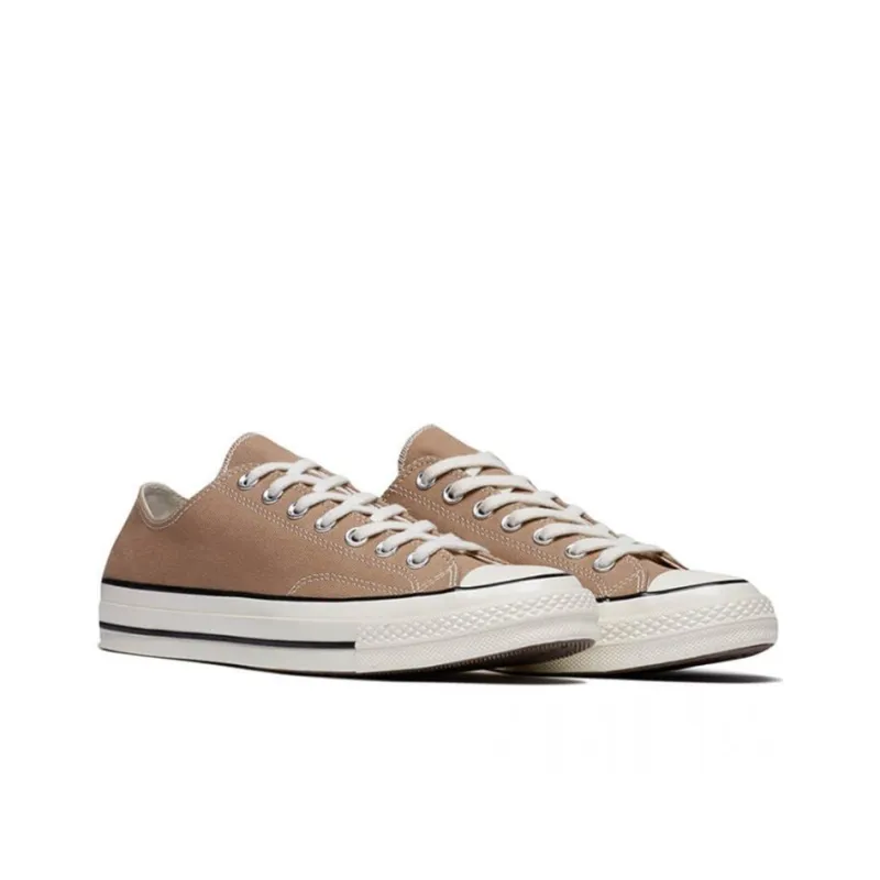 Converse Chuck 70 OX Anti Slip Wear Resistant Low Top Canvas Shoes Unisex Brown-2