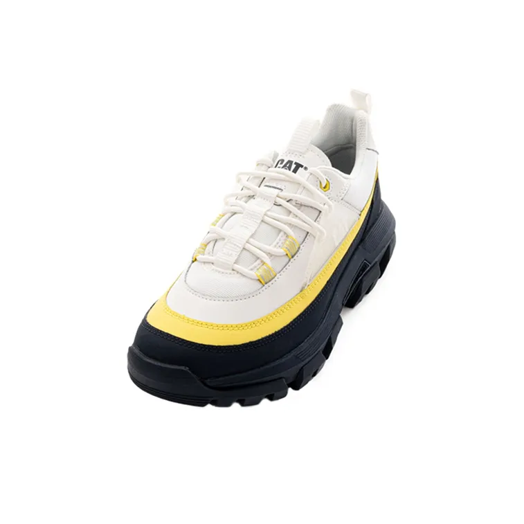 CAT Cushioning Anti Slip And Wear Resistant Low Top Chunky Sneakers Unisex White-1
