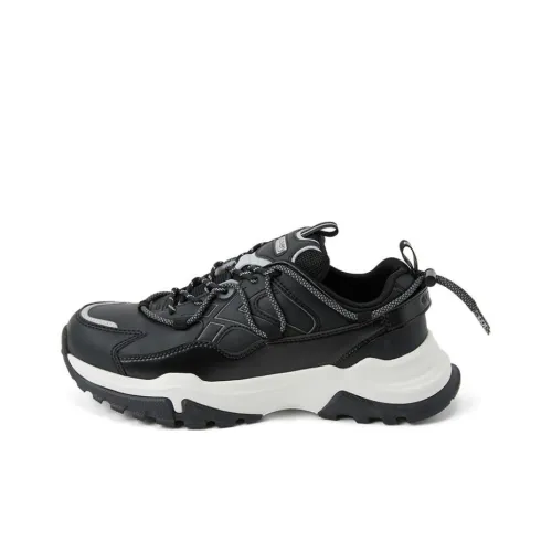 Discovery Expedition Anti Slip And Wear Resistant Lightweight Low Top Chunky Sneakers Men's Black