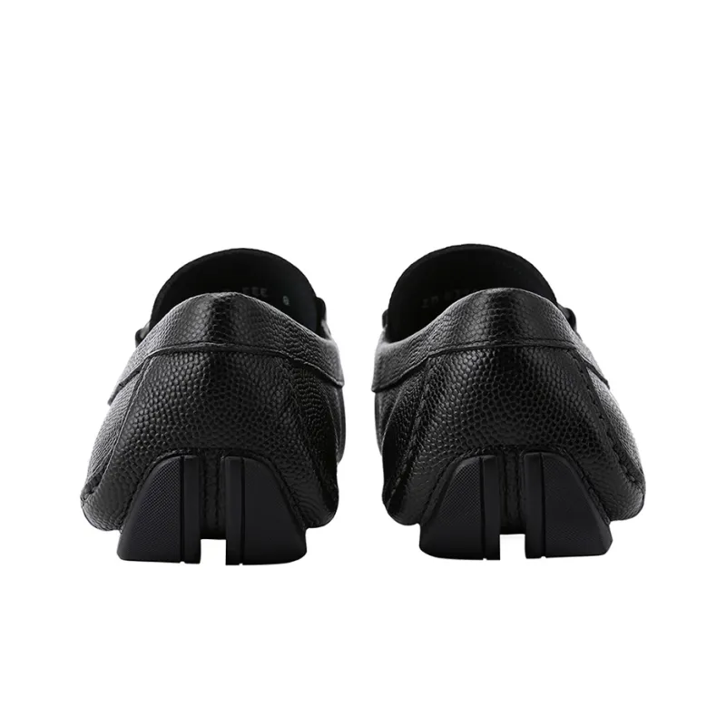 Salvatore Ferragamo Men's Black Gancini Moccasin Brand-3