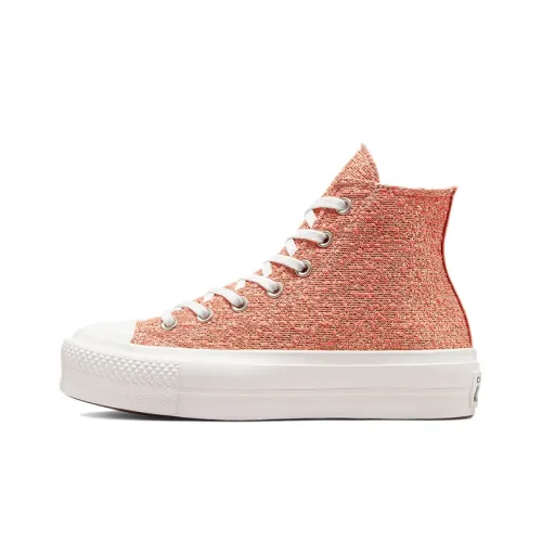 Converse Chuck Taylor All Star Lift Hi Metallic Shimmer Healing Clay Women's