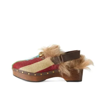 GUCCI Chunky Heel High Heels Women's