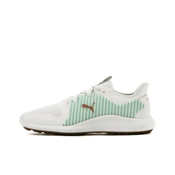 PUMA Golf Ignite Fasten8 Sheasoccer Spikeless Low-Top Golf Shoes Men's White Green