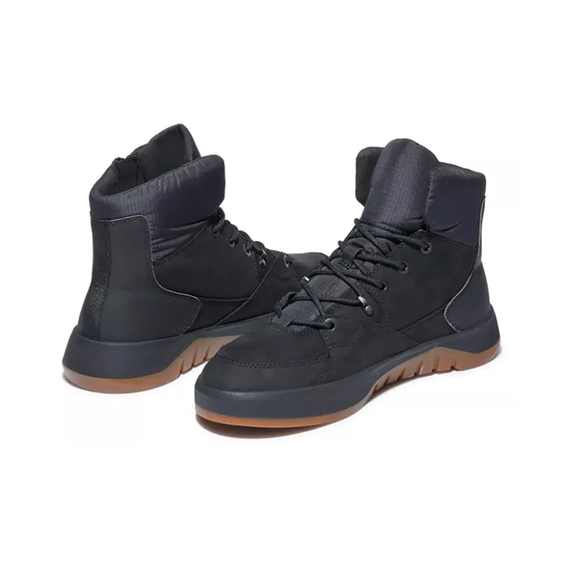 Timberland Supaway Side Zip Boots 'Black Nubuck'-4