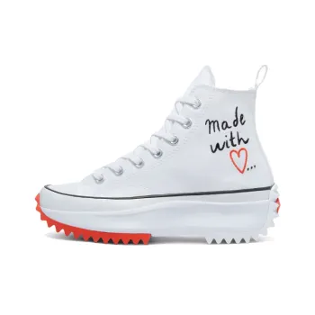 Converse Run Star Hike Hi Made With Love White Women's