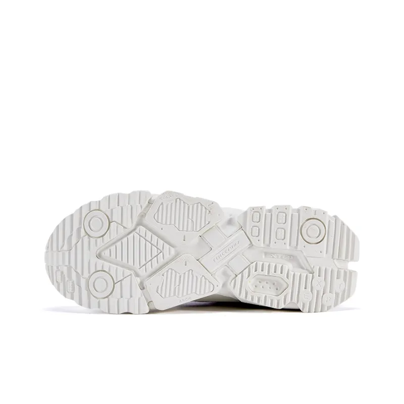 XTEP Shanhai Collection Chunky Sneakers Women's Low Top Black/White/Green-4