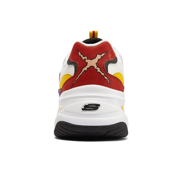 One Piece X Skechers D'Lites 4.0 Chunky Sneakers Men Low Top White/Multicolor-4