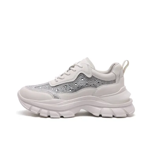 PACO GIL Chunky Sneakers Women's Low-Top White