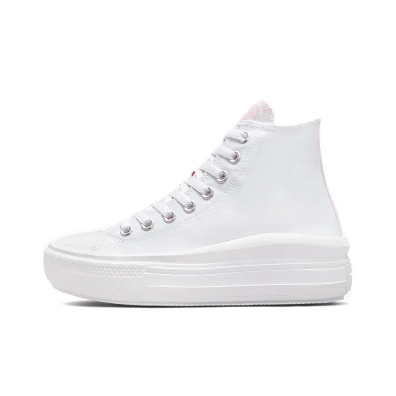 Converse Women's Chuck Taylor All Star Move High 'Hybrid Floral White Pink Foam' Women's-0