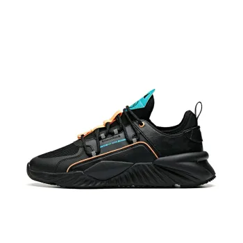 ANTA Chunky Sneakers Men Low Top Black/Rio Green