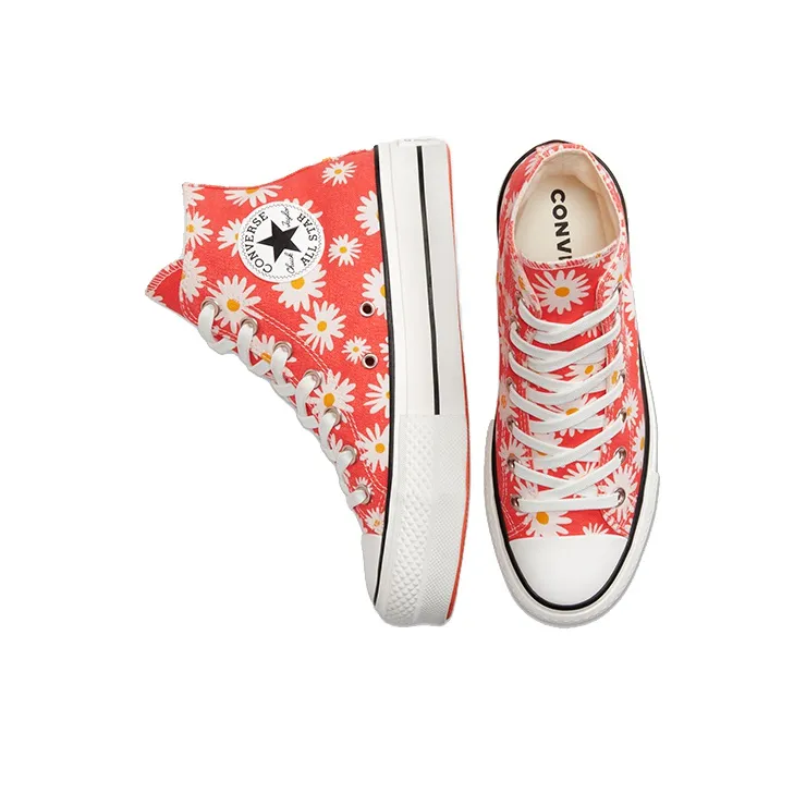 Converse Women's Chuck Taylor All Star Platform High 'Camp Daisies' Women's-3