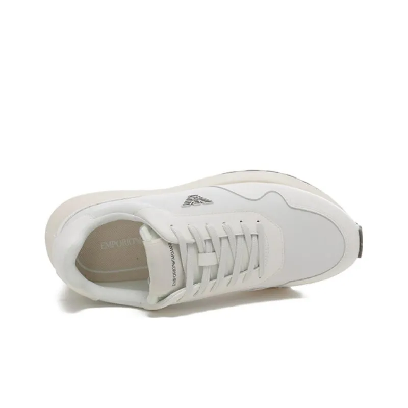 EMPORIO ARMANI Sustainability Values Lace Up Sneakers-4