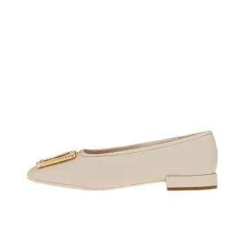 FERRAGAMO Flat Shoes Women's White