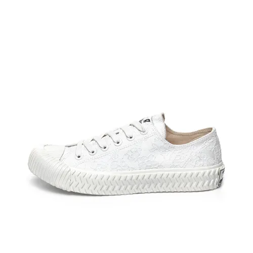 Excelsior Canvas Shoes Women's Low-Top Classic White