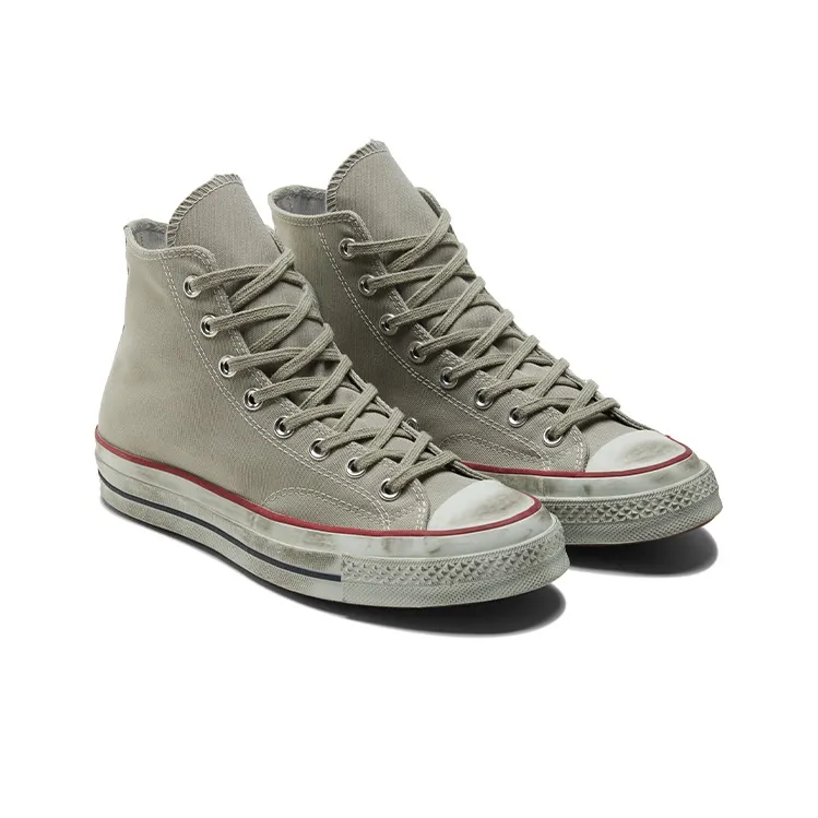 Converse Chuck Taylor All Star 1970s Canvas Shoes Gray 'Grey Red'-3