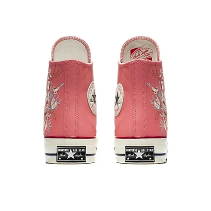Converse Women's Chuck 70 High 'Floral Embroidery Pink Coral' Women's-2