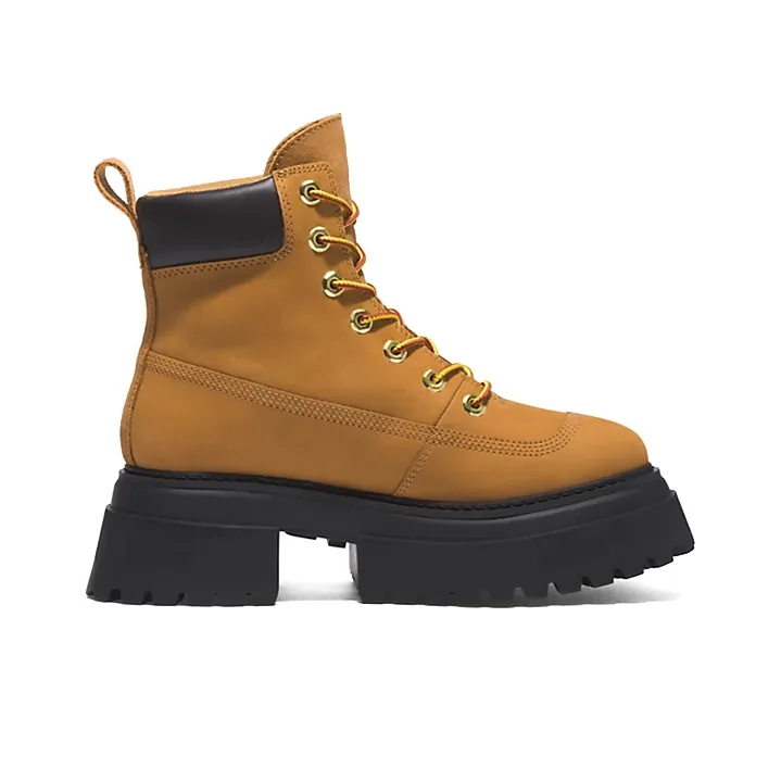 Timberland Sky 6 Inch Lace Up Boots 'Wheat Nubuck' Women's-1