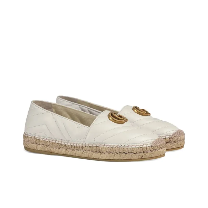 GUCCI Women's Gg Espadrilles 'Great White' Women's-1