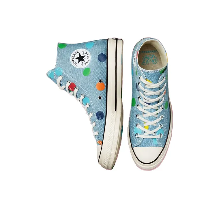 Converse Chuck Taylor All Star 70 Hi Golf Wang Denim Polka Dots-3