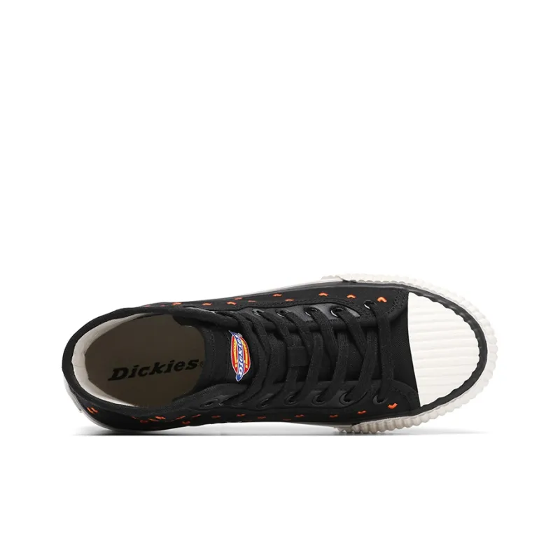 Dickies Anti Slip Wear Resistant High Top Canvas Shoes Women's Black-2