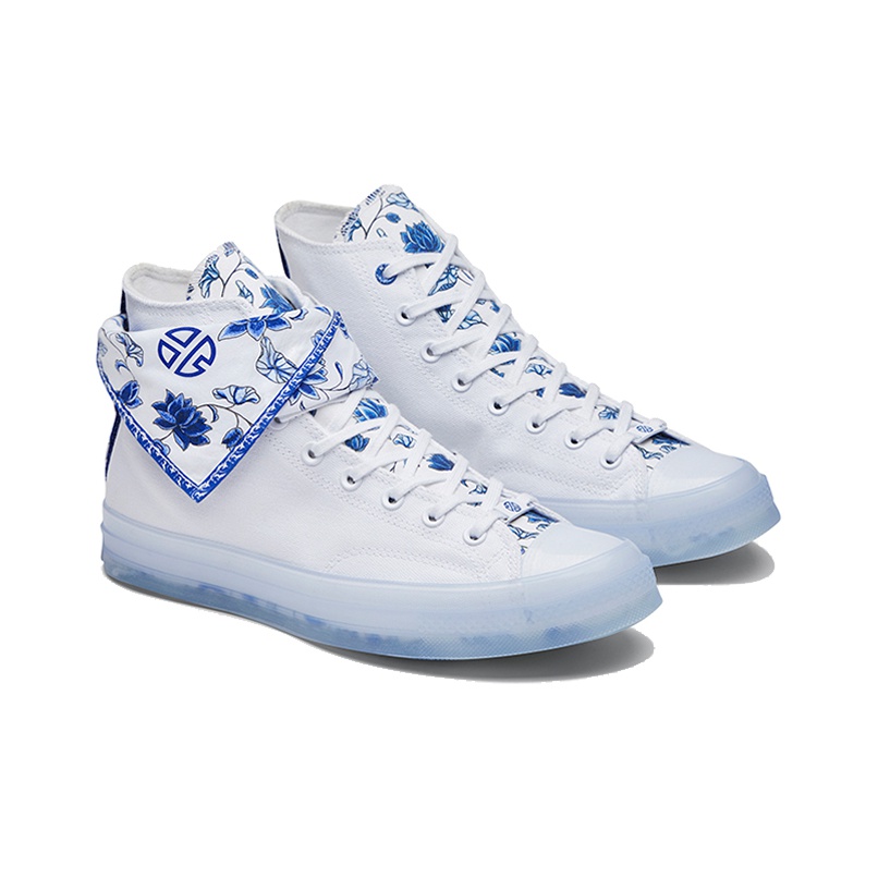 Blue bandana converse online