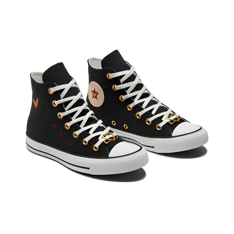 Converse Women's Chuck Taylor All Star High 'Valentine's Day 2023 Black' Women's-2