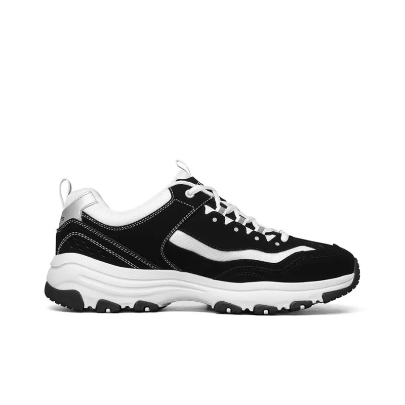 Skechers D'Lites I Conik Low Top Running Shoes Black/White-1