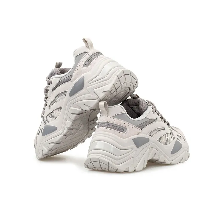 FILA FUSION Flatform Chunky Shoes Grey Women's-4