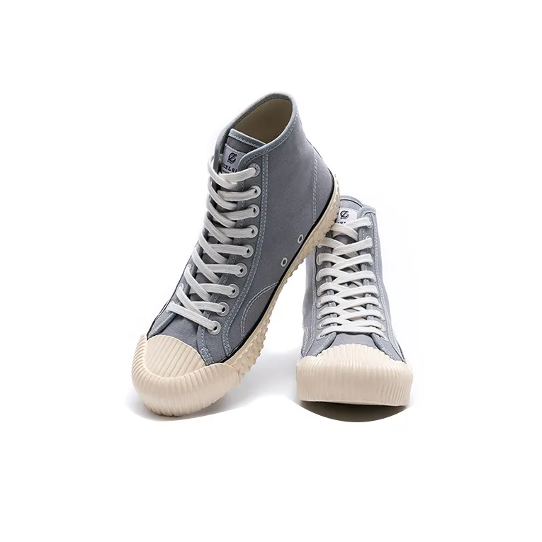 Excelsior Canvas Shoes Unisex High Top Sky Gray-3