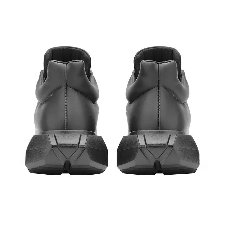 NORVINCY Breathable Low Top Chunky Sneakers Unisex Black-3