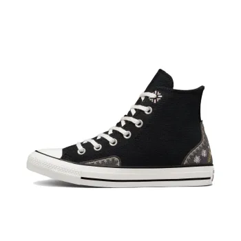 Chuck Taylor All Star Women's Converse High 'Autumn Embroidery Black' Women's