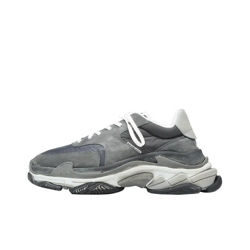 Balenciaga Triple S 2.0 Suede Grey Black-0