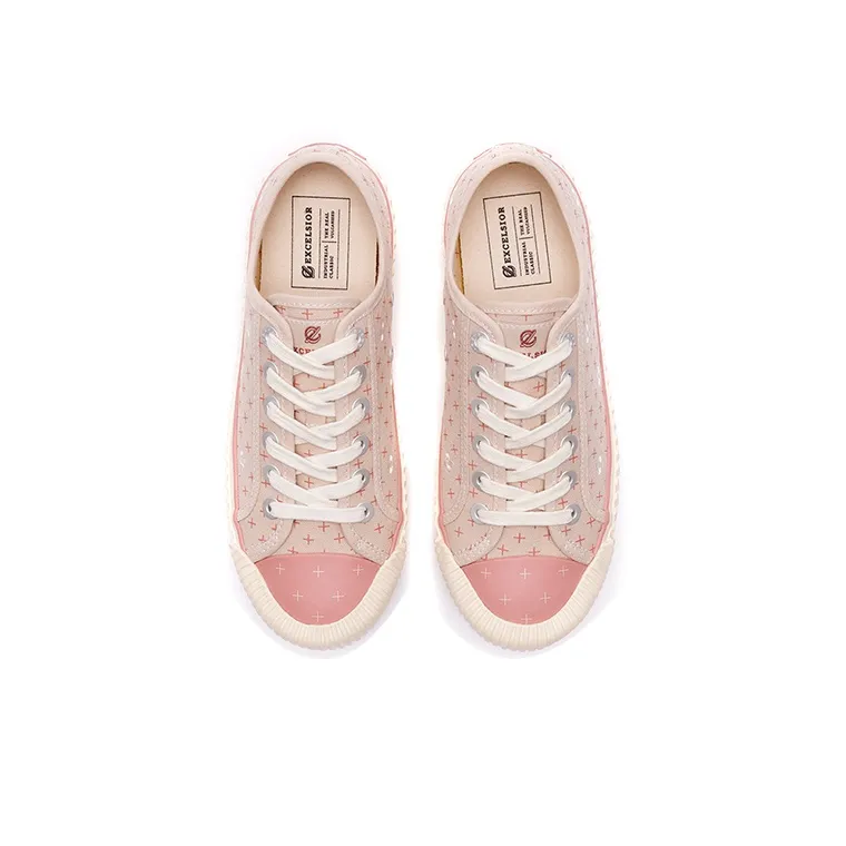 Excelsior Canvas Shoes Women's Low Top Dream Pink-3