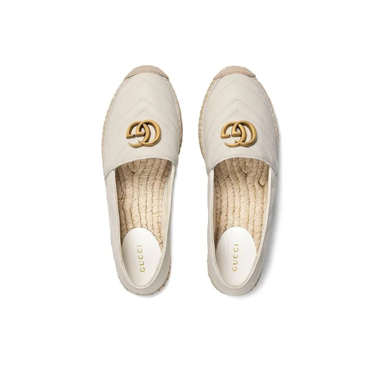 GUCCI Women's Gg Espadrilles 'Great White' Women's-2
