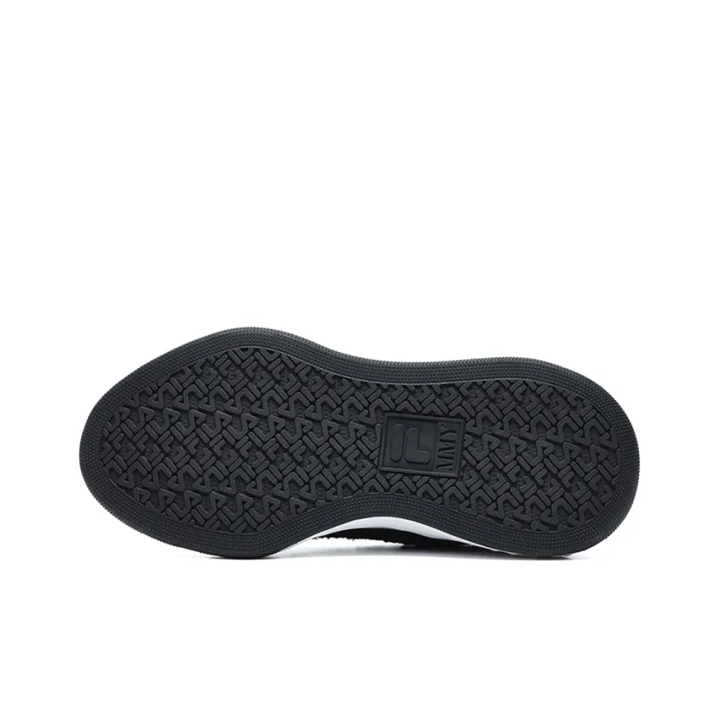 FILA FM 15 X Mihara Canvas Shoes 'Black White'-4