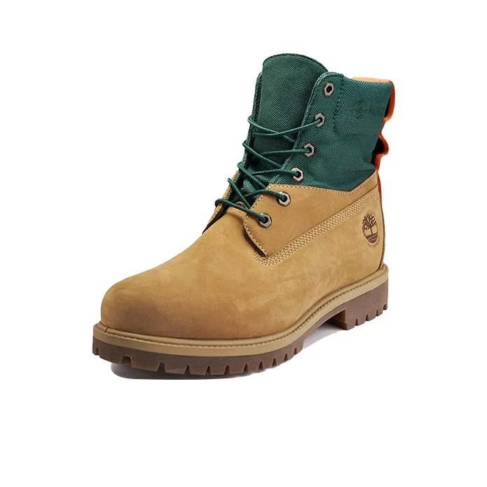 Timberland 6 Inch Premium Waterproof ReBOTL Wide Fit Boot 'Wheat Nubuck And Fabric'-2