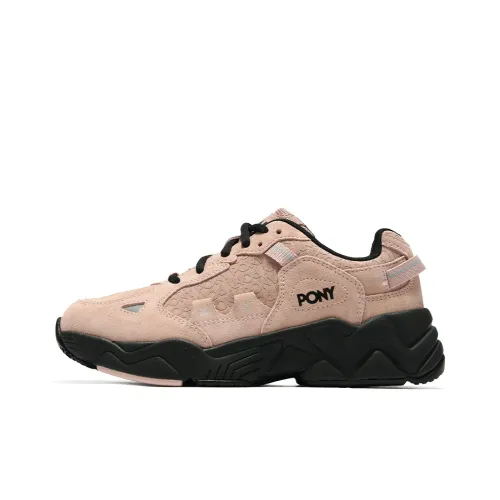 Pony Chunky Sneakers Women's Low-Top Pink