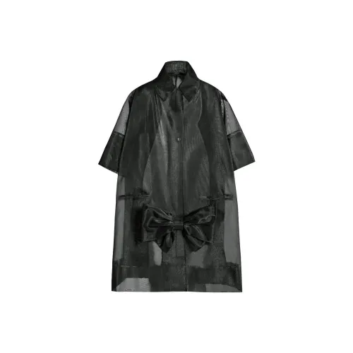 Maison Margiela Bow-detail Tulle Coat