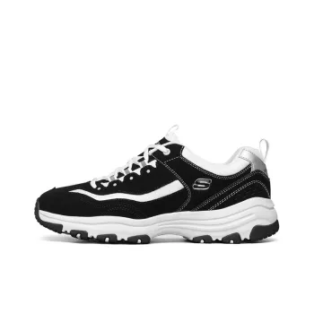 Skechers D'Lites I Conik Low Top Running Shoes Black/White