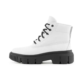 Timberland Greyfield Leather Boots 'White Full Grain' Women's