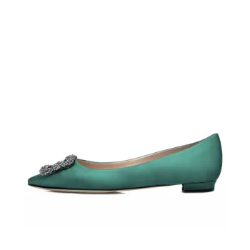 MANOLO BLAHNIK Women's Casual Shoes Women's Green
