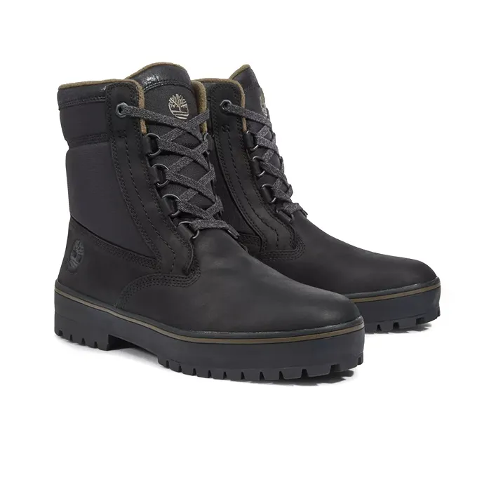Timberland Pruce Mountain Thermal Abrasion Resistant Cushioning Short Outdoor Boots Black-2