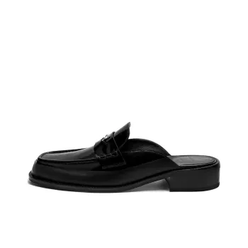 Misbhv Brutalist Slip on Leather Loafers Women's