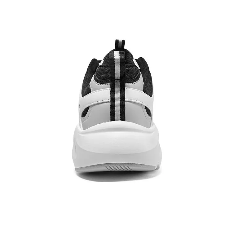 Skechers D'LITES Durable Breathable Low Top Chunky Sneakers Men's Black White-4