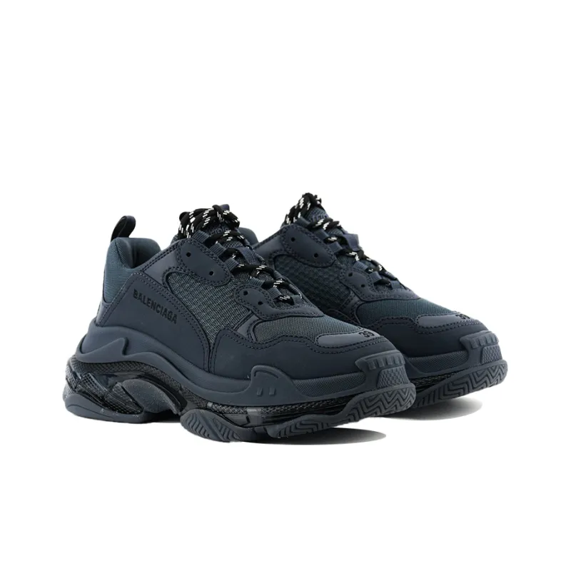 Balenciaga Triple S Clear Sole Deep Blue-2
